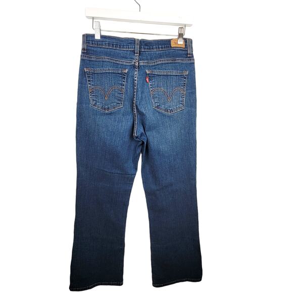 LEVI'S 512 Perfectly Slimming Boot Cut Jeans - Size 10 Short - Picture 2 of 7